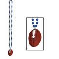 Beads w/ Football Medallion